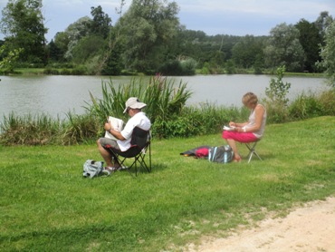 Carnettistes etang Chaumont