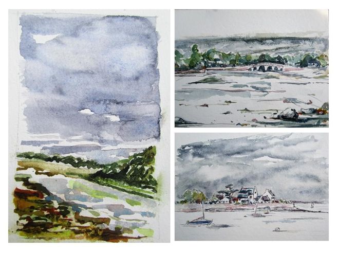 Aquarelle Stage Bretagne