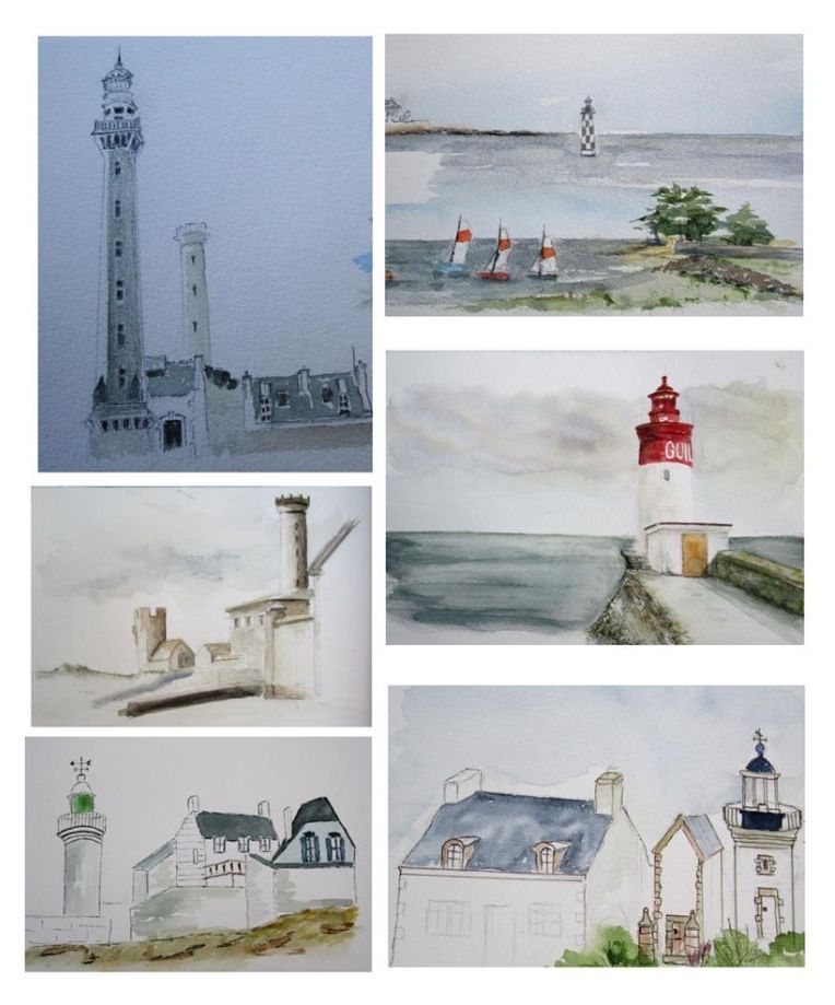 Aquarelle Stage Bretagne