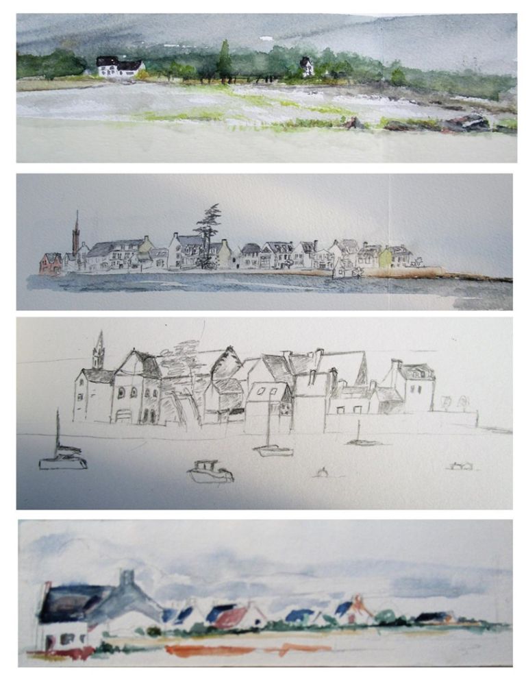 Aquarelle Stage Bretagne