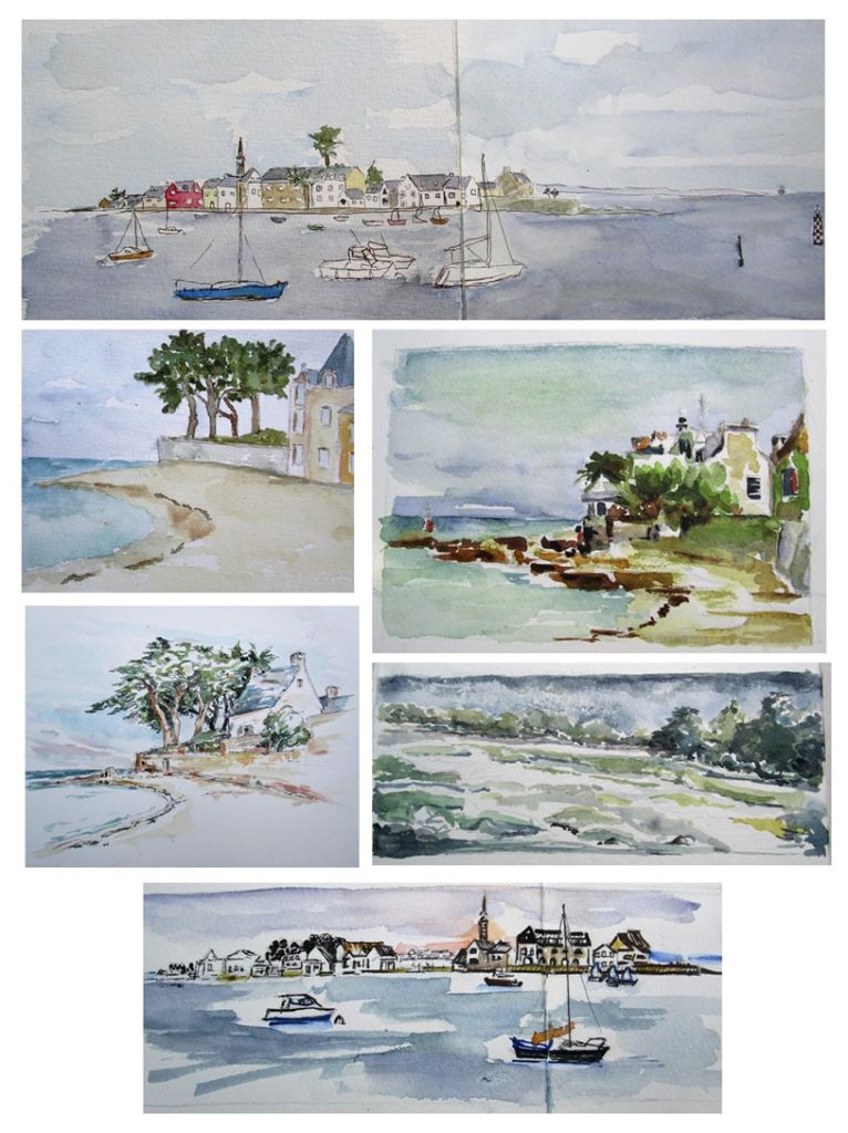 Aquarelle Stage Bretagne