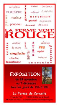 Affiche la ferme voit rouge