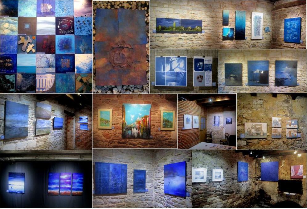 Expo bleue peintures