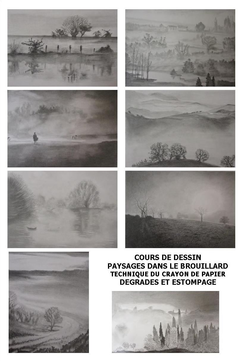 Paysages dans le brouillard