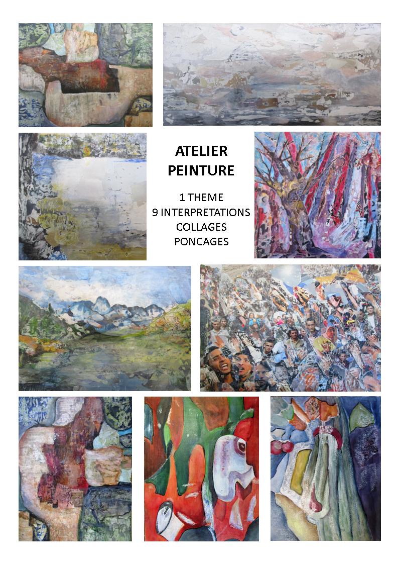 Théme et interprétations, collages