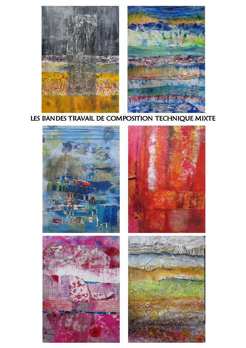 Bandes matières collage 2