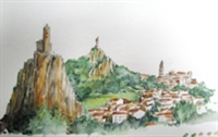 Dessin carnet Le Puy