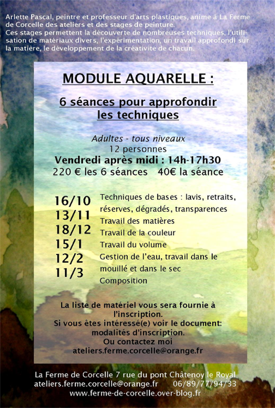 Module aquarelle